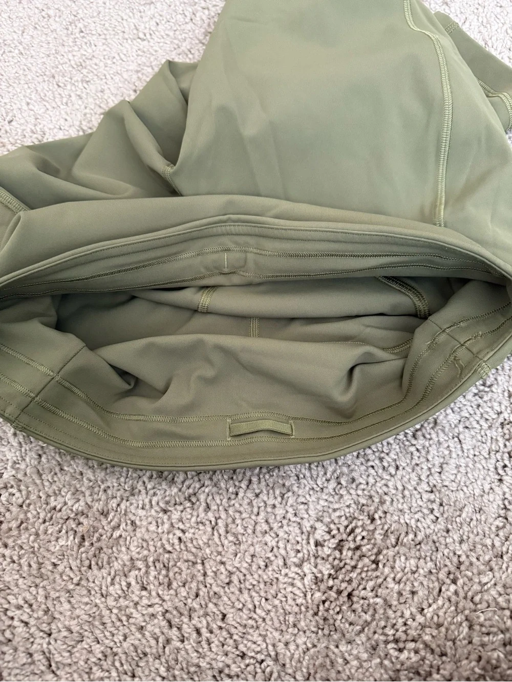 Lululemon Swift Speed High Rise Crop 21” Bronze‎ Green Size 8